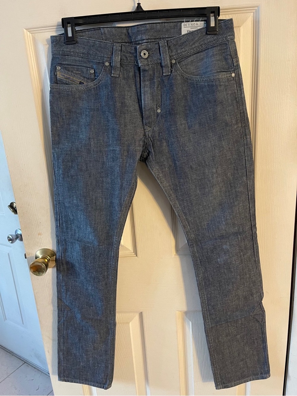 Men's Slim Fit Jeans in Dark Grey